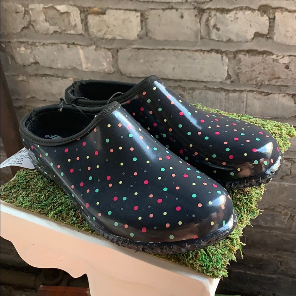 NWT Western Chief Waterproof Garden Clog Black - Picture 2 of 6